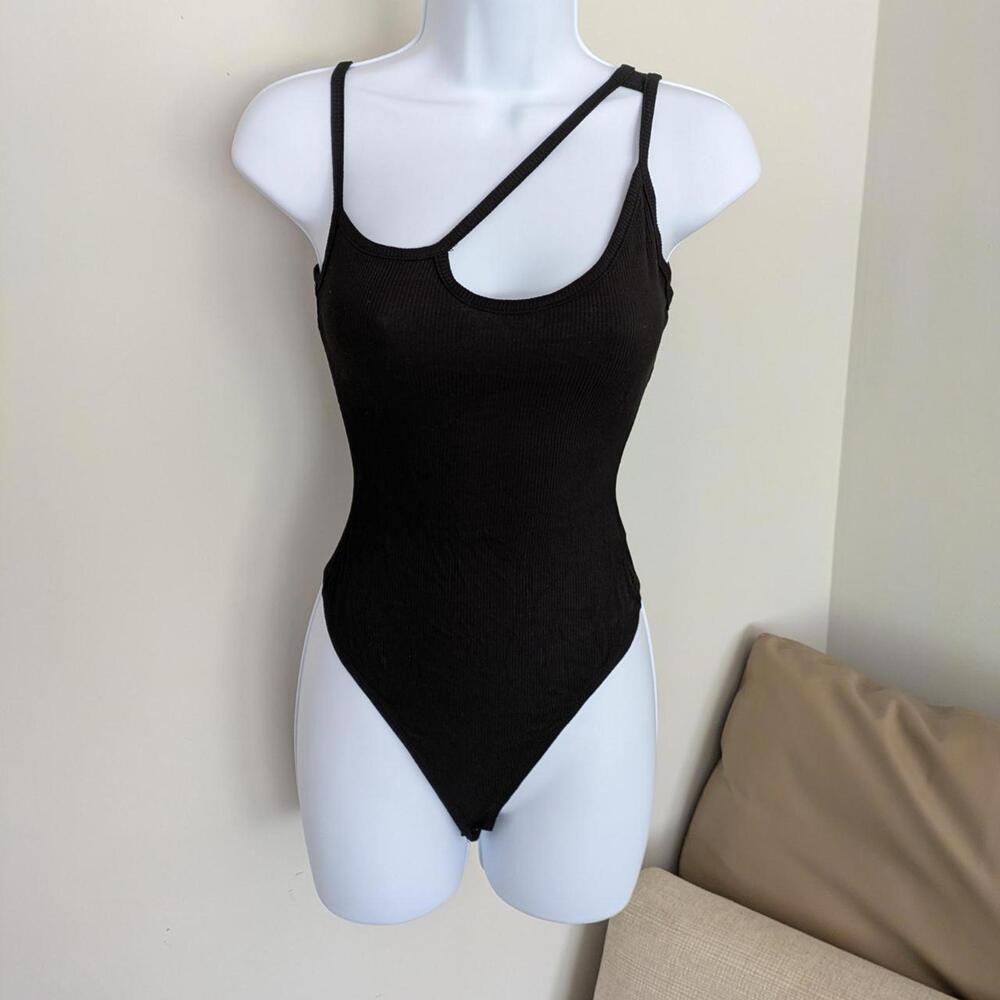 Naked Wardrobe Women's Black Bodysuit